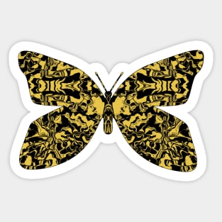 Funky Butterfly Wings Sticker